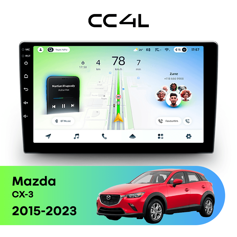 Магнитола TEYES CC4L 6/64 10.2" для Mazda CX-5 [F2 C] 2011-2015
