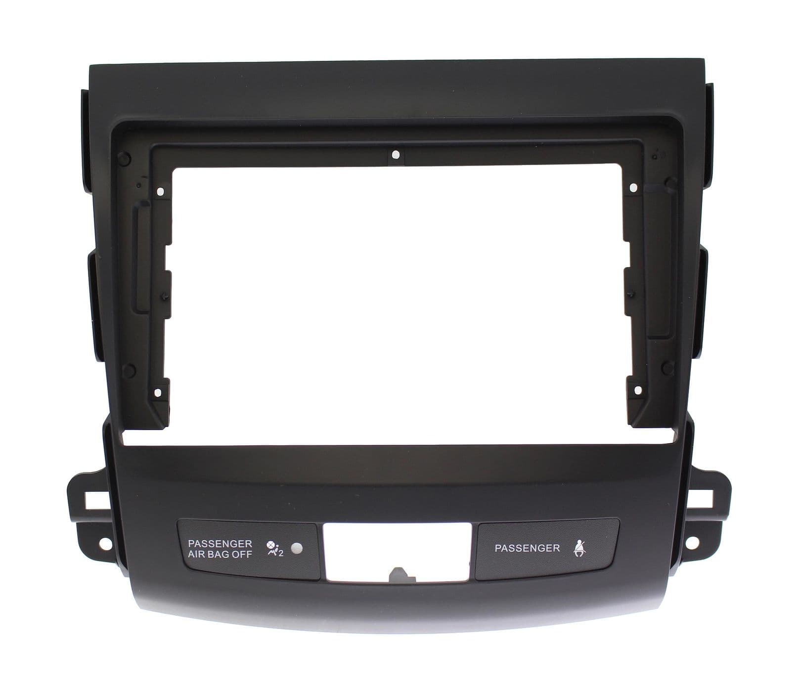 Рамка переходная для магнитолы 9.0" (цв.темно-серый) на MITSUBISHI Outlander XL 2006-2012 / CITROEN C-Crosser 2007-2012 / PEUGEOT (4007) 2007-2012