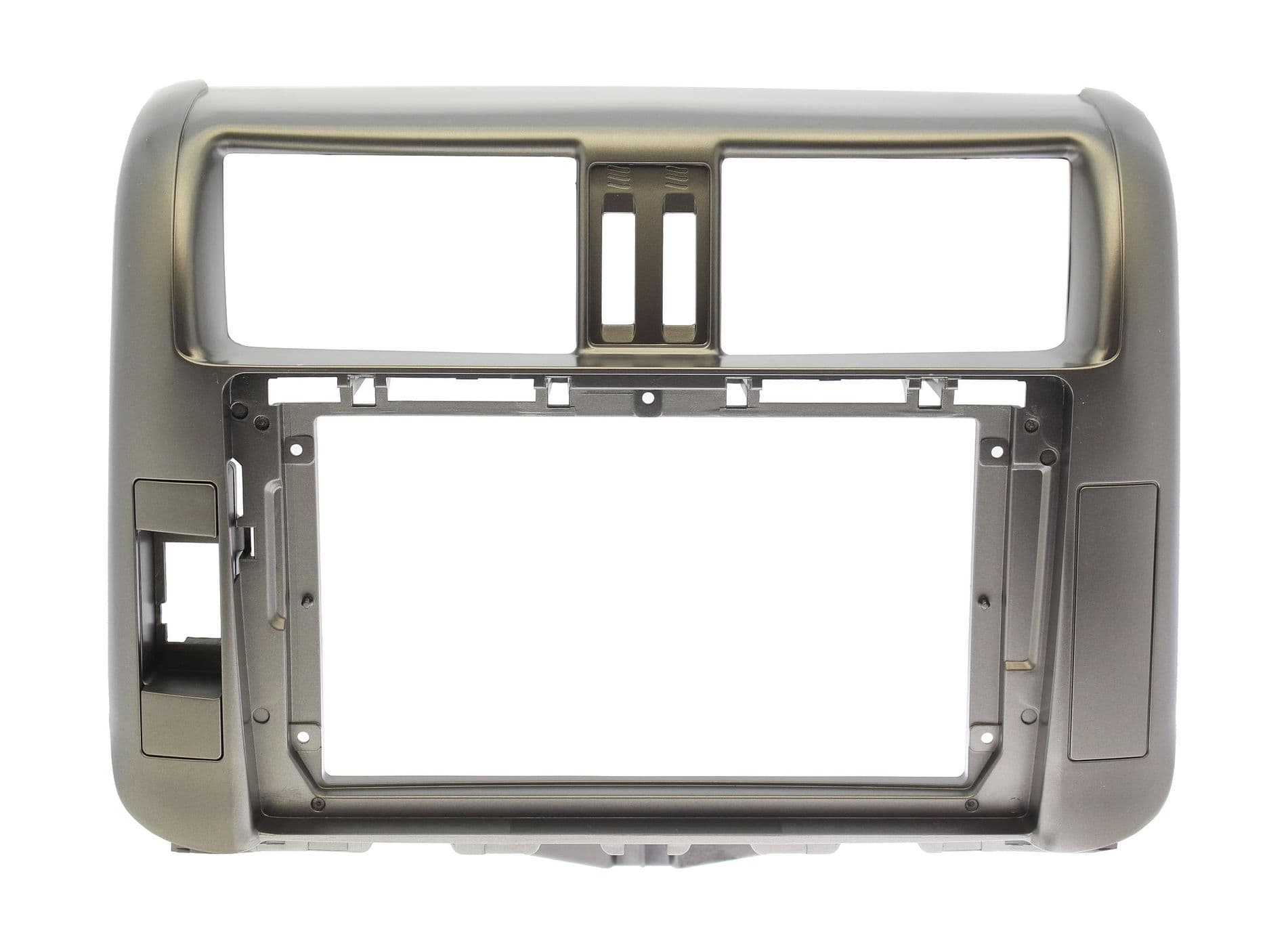Рамка переходная для магнитолы 9.0" (цв.Серый) на TOYOTA Land Cruiser Prado (150) 2009-2013 с навигацией