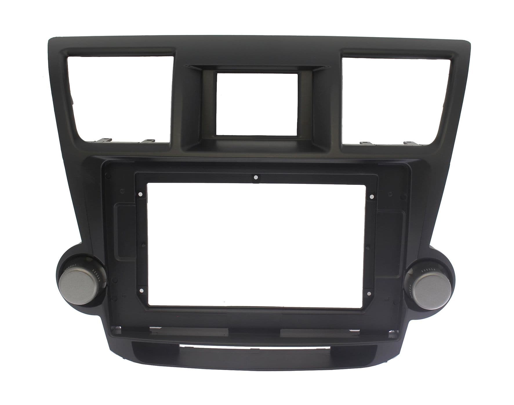 Рамка переходная для магнитолы 10.2" (цв.Черный) на TOYOTA Highlander 2008-2013, Kluger 2008-2014