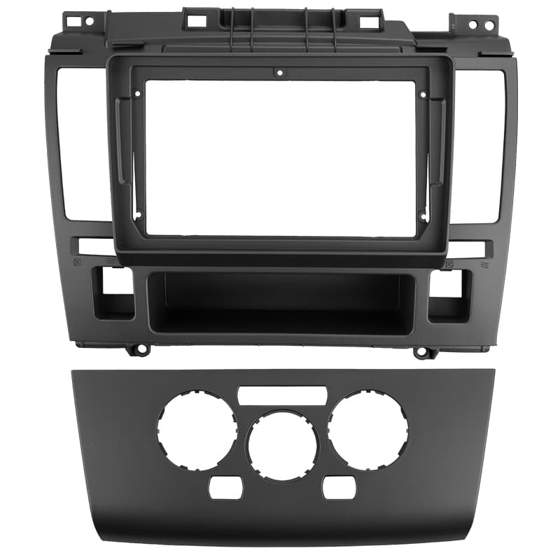 Рамка магнитолы 9" на NISSAN Tiida 2004-2011 Руль справа / PUSH С климат контролем