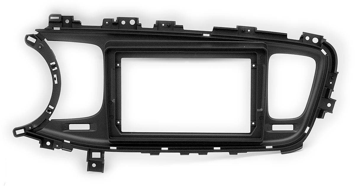 Рамка переходная для магнитолы 9.0" (цв.Черный) на KIA Optima (TF), K5 2013-2015 Левый руль