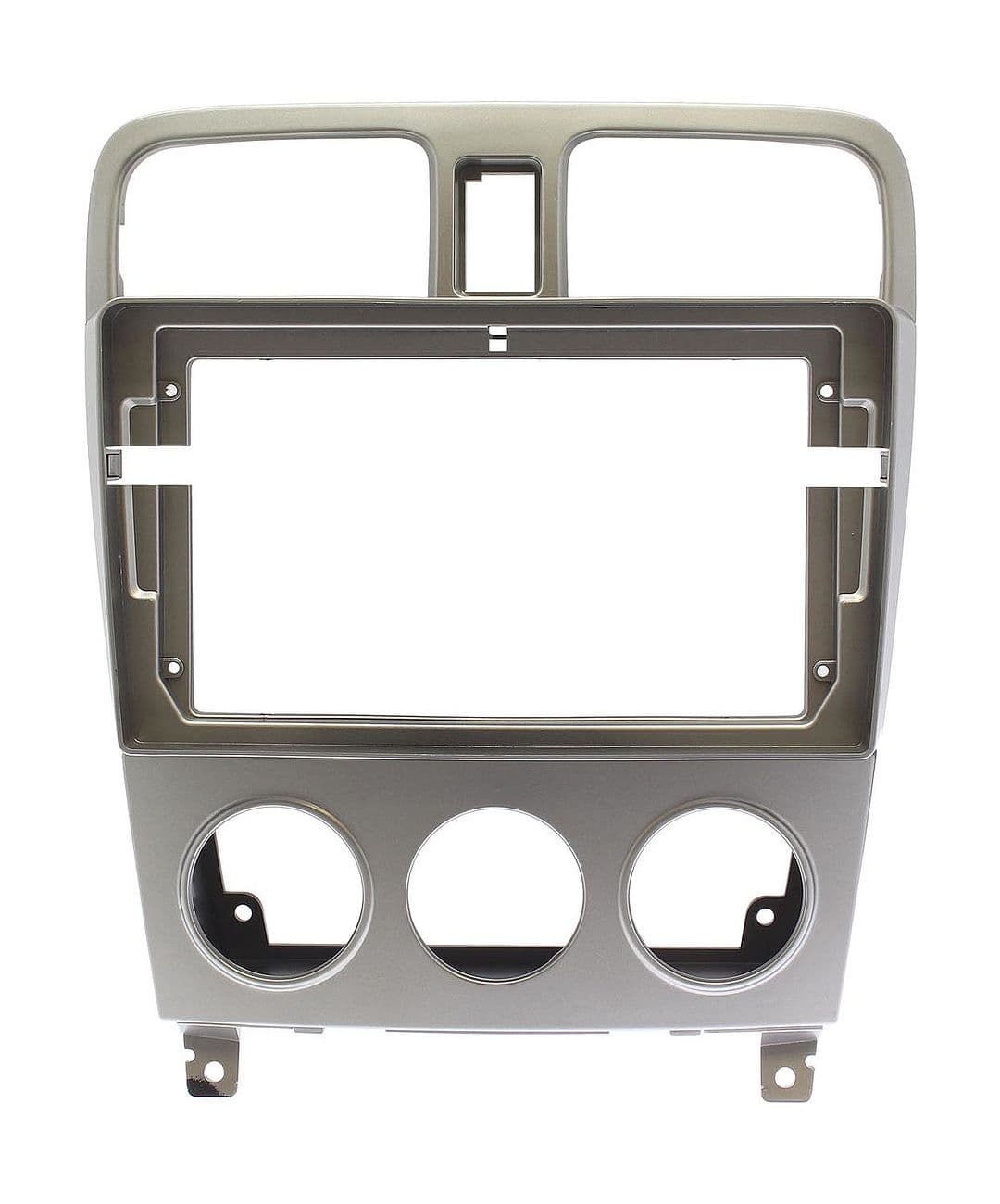 Рамка переходная для магнитолы 9.0" (цв.Серебро) на SUBARU Forester 2002-2008