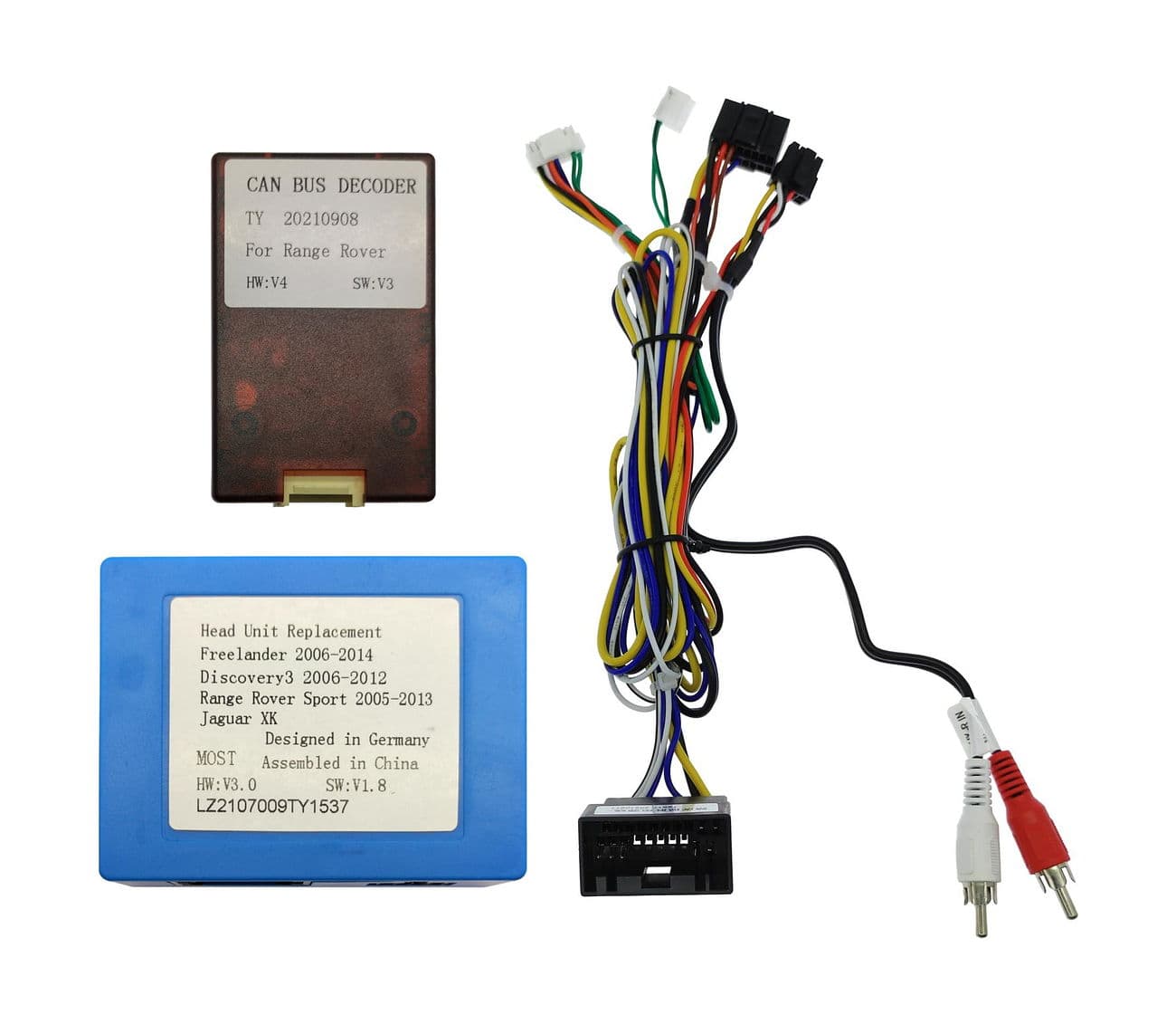 Разъем-переходник 16 pin для подключения Android магнитолы для LAND ROVER Range Rover Sport 2005-2009 (CANBUS)