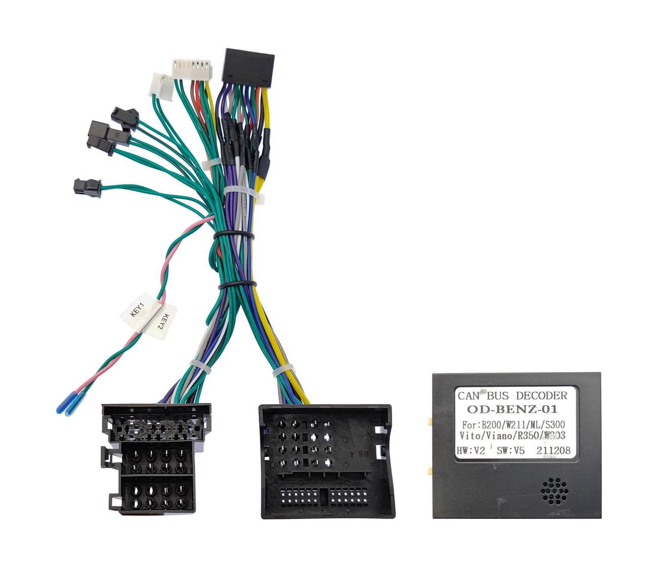 Проводка питания Quadlock под Can для Mercedes-Benz