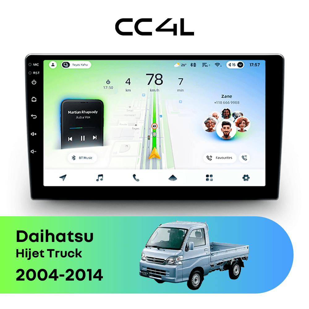 Магнитола TEYES CC4L 6/64 9" для Suzuki Every 2005-2015