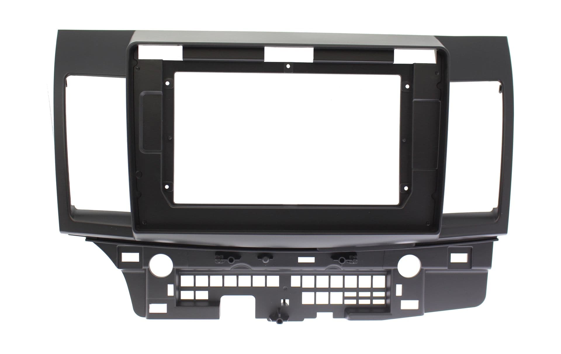 Рамка переходная для магнитолы 10.2" (цв.Черный) на MITSUBISHI Lancer Х 2007+; Galant Fortis 2007-2015 / PROTON Inspira 2010-2015