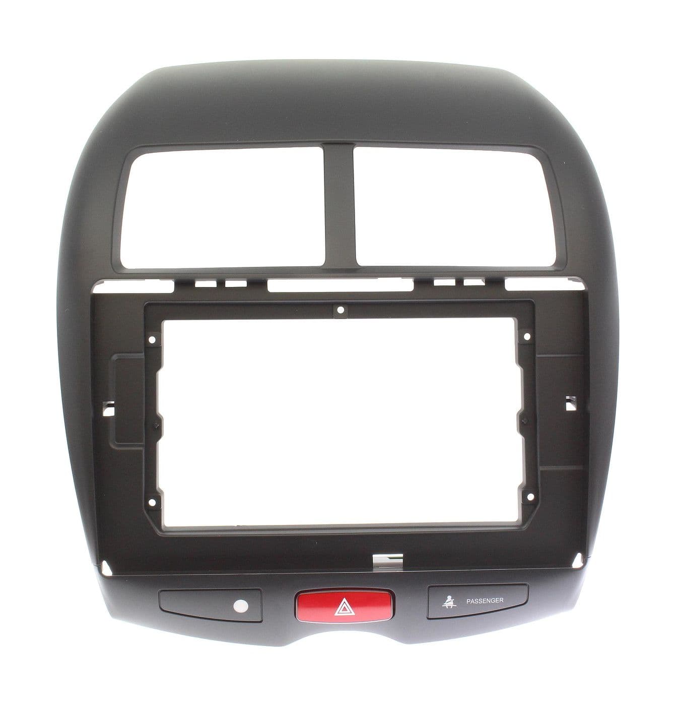 Рамка переходная для магнитолы 10.2" (цв.Черный) на MITSUBISHI ASX, RVR, Outlander Sport 2010-2016 / PEUGEOT (4008) 2012-2017 / CITROEN C4 Aircross 2012-2017