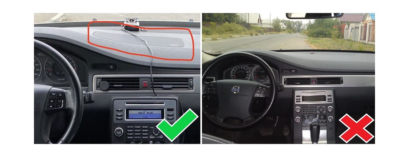 Рамка магнитолы 9" на VOLVO S80 2006-2010 Руль слева / С монитором