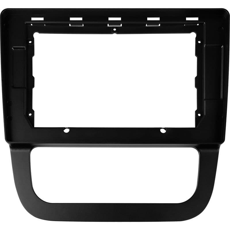 Рамка переходная для магнитолы 10" на VOLKSWAGEN Jetta 2005-2011, Sagitar 2006-2012 Автоматический кондиционер / Ver.2
