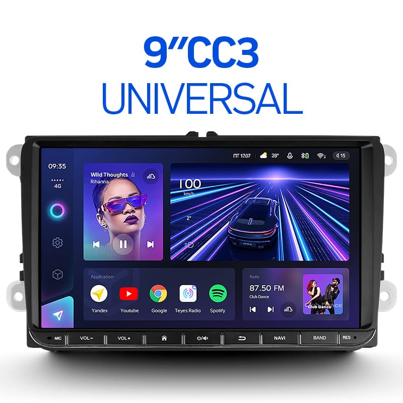 Магнитола CC3 VW | 9" | 4/64 Gb