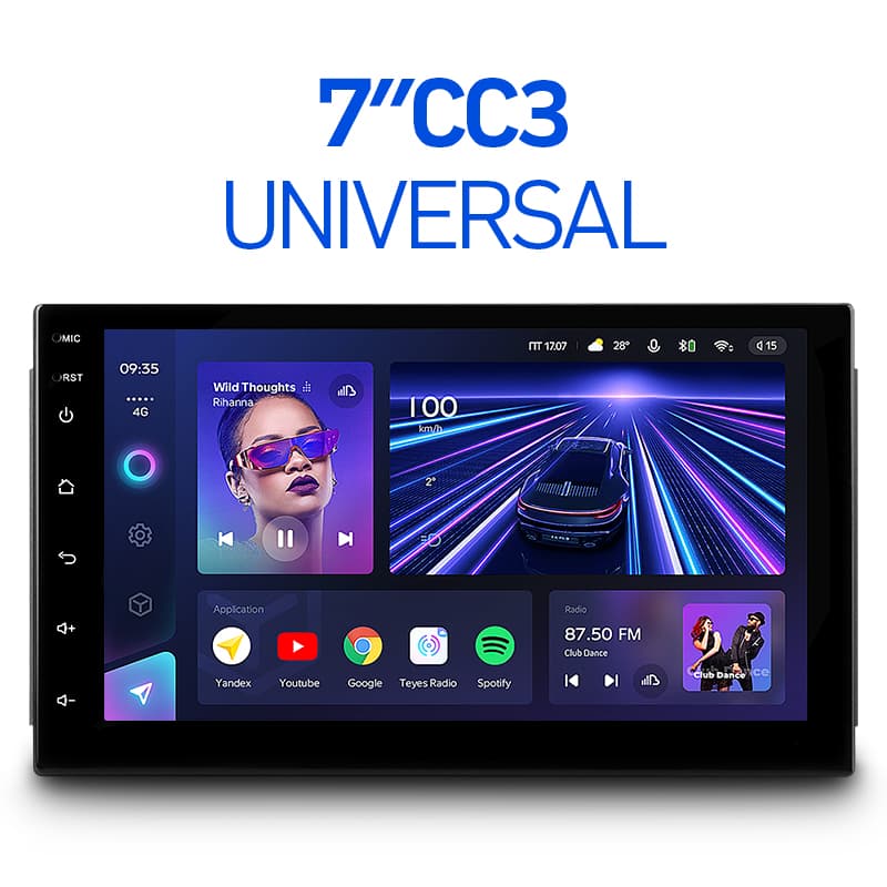 Головное устройство TEYES CC3 | 7" | 4/64 Gb