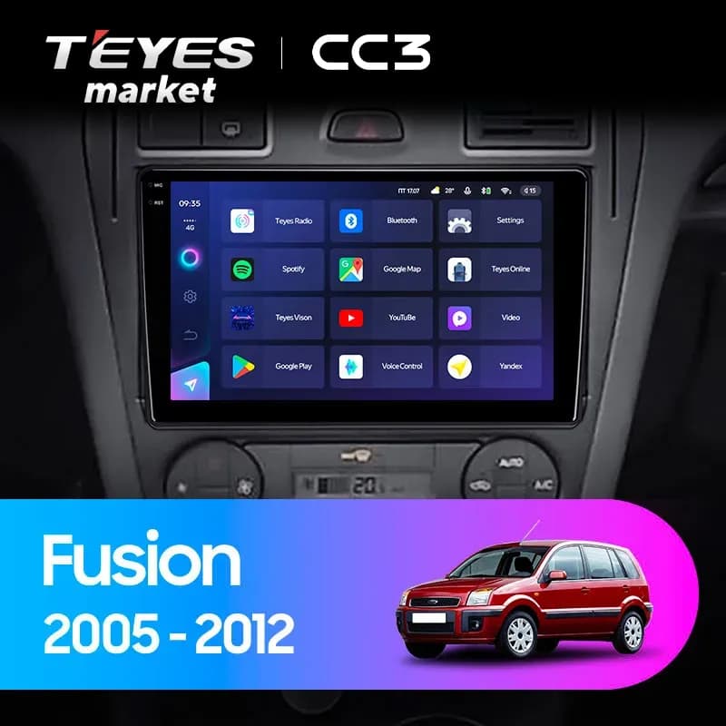 Головное устройство TEYES CC3 4/32 10.2" для Ford Fusion 2005-2012