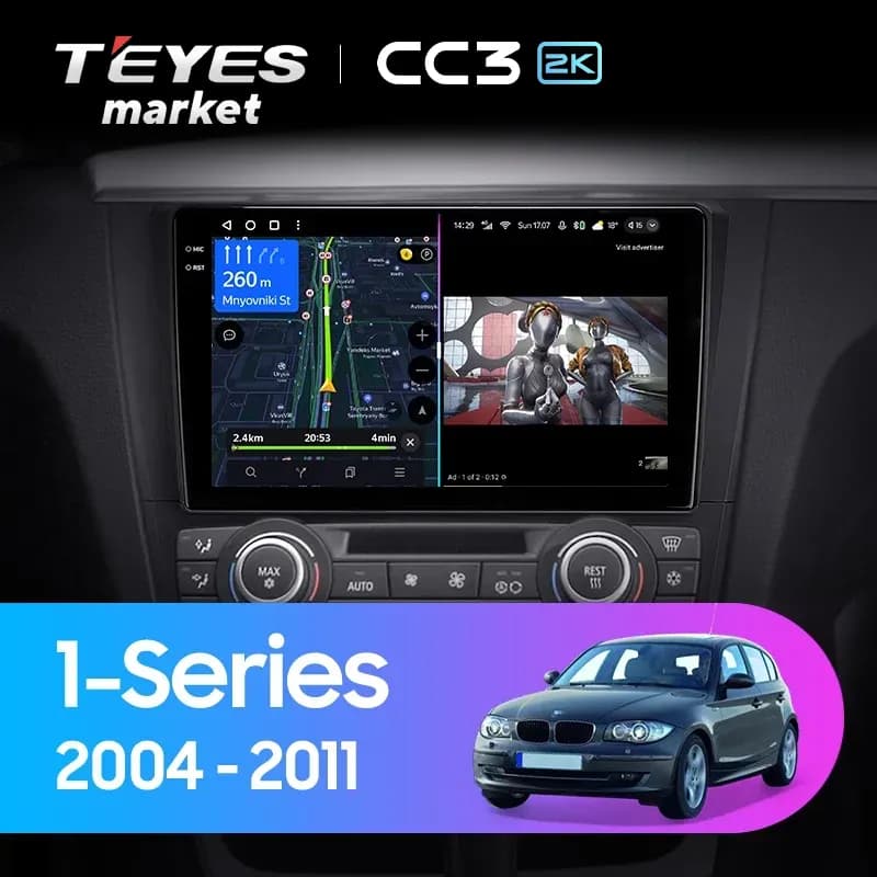 Головное устройство TEYES CC3 2K 360 6/128 9.5" для BMW X5 2013-2018