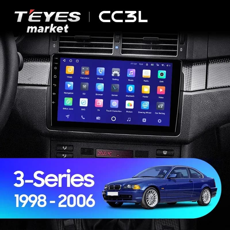 Головное устройство TEYES CC3L 4/32 9" для BMW X5 2013-2018