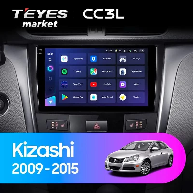 Головное устройство TEYES CC3L 4/32 9" для Suzuki Kizashi 2009-2014