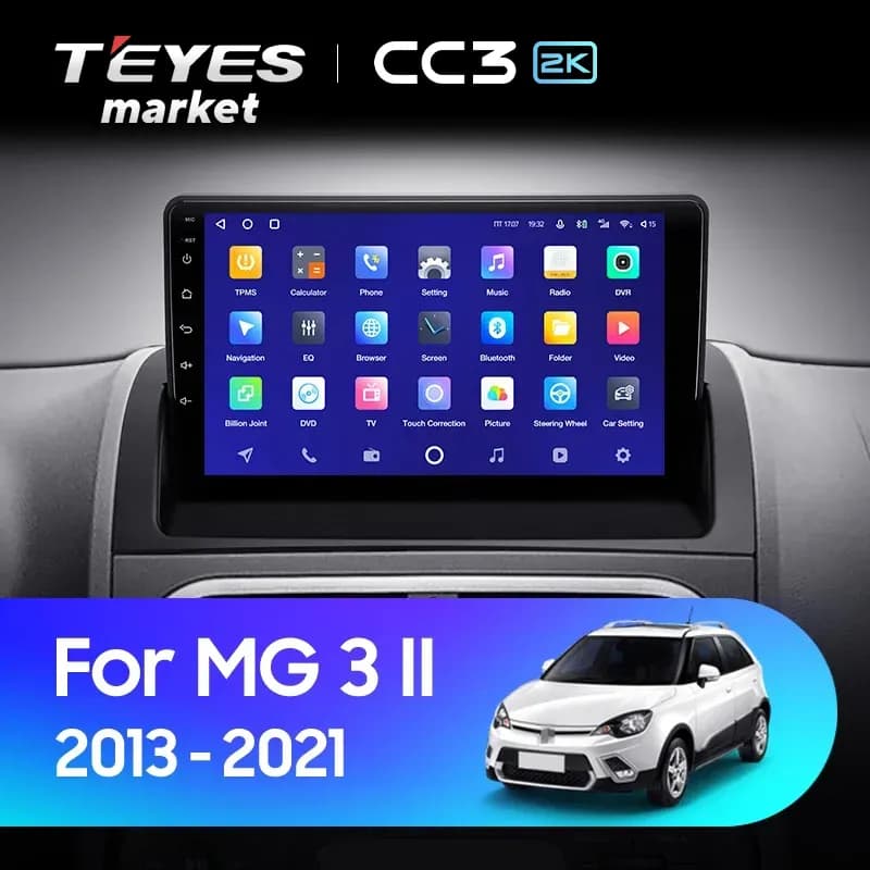 Головное устройство TEYES CC3 2K 360 6/128 9.5" для MG 350 2010-2015