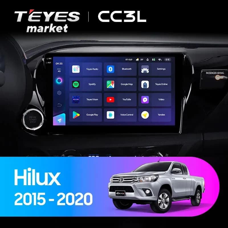 Головное устройство TEYES CC3L 4/64 9" для Toyota SAI 2009-2017