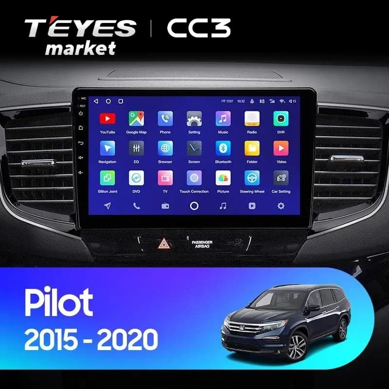 Головное устройство TEYES CC3 4/32 9" для Honda Pilot 2005-2008