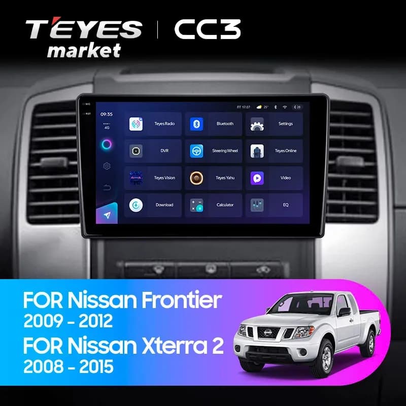 Головное устройство TEYES CC3 4/64 9" для Nissan Frontier 2010-2015