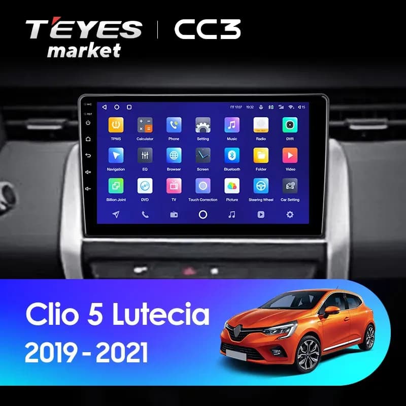 Головное устройство TEYES CC3 6/128 9" для Renault Dokker 2012-2023