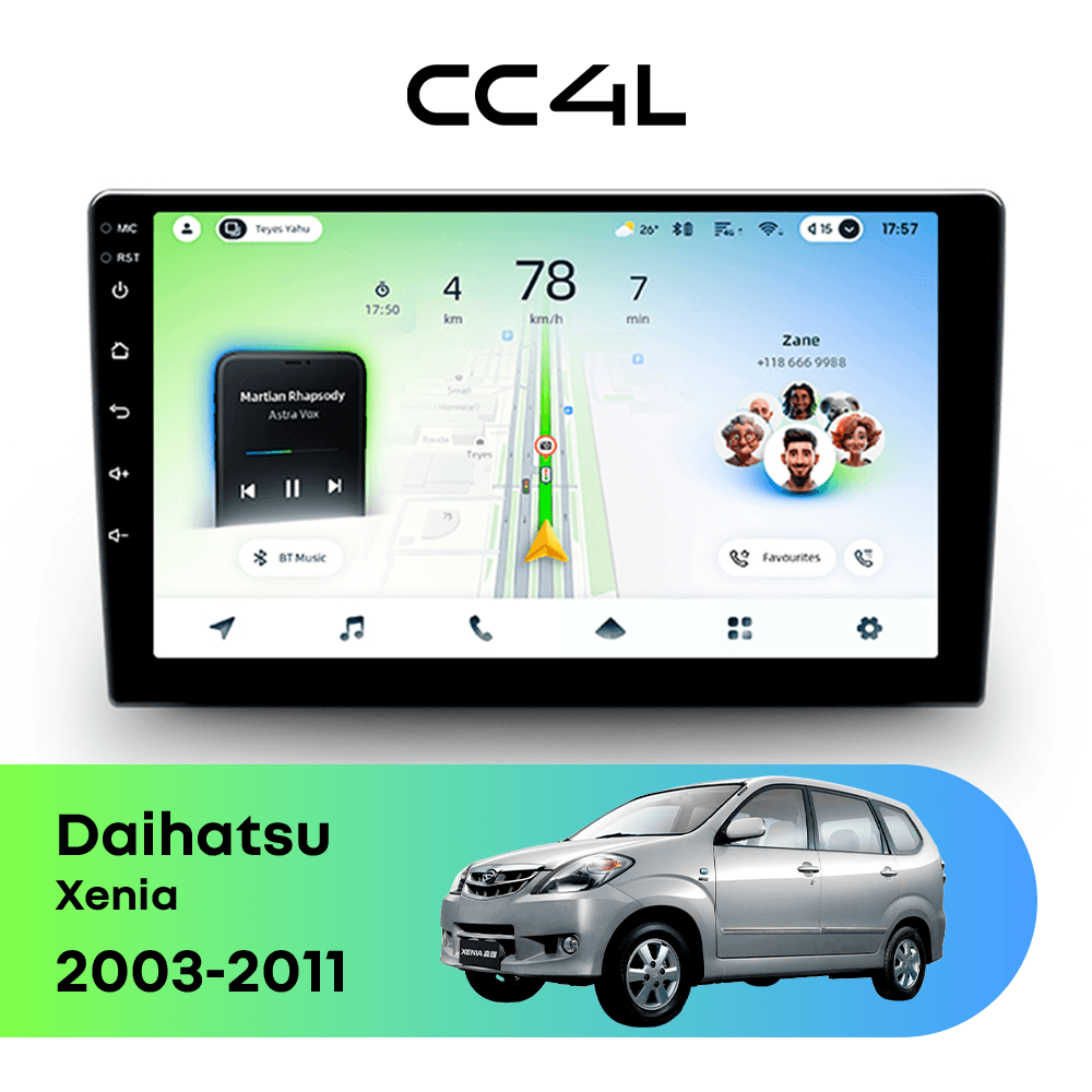 Магнитола TEYES CC4L 6/64 9" для Toyota Veloz 2021-2023