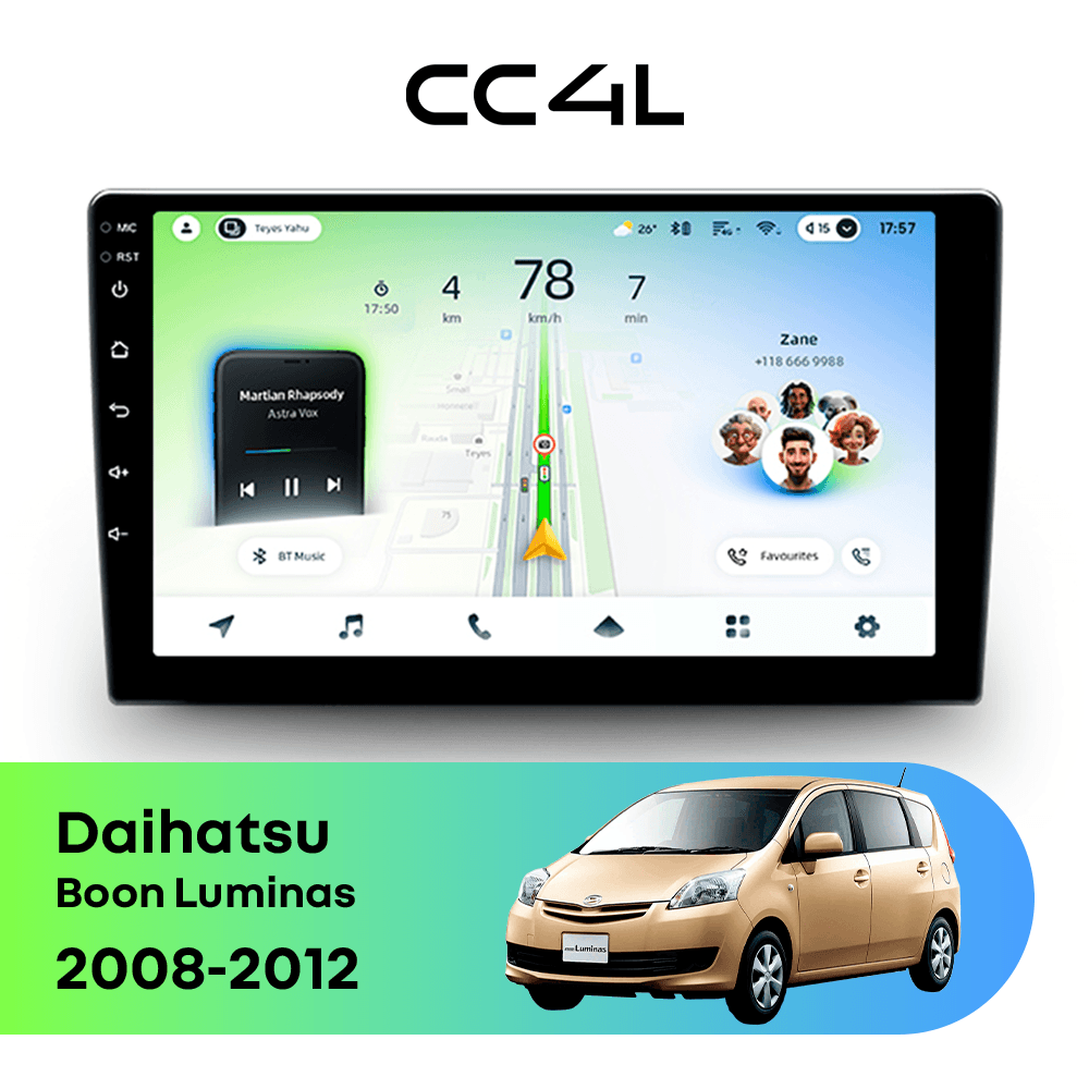 Магнитола TEYES CC4L 6/64 10.2" для Toyota Passo Sette 2008-2012