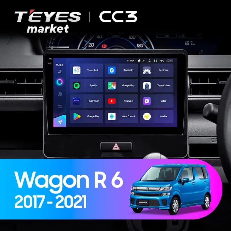 Головное устройство TEYES CC3 4/32 10.2" для Suzuki Wagon R 2017-2023