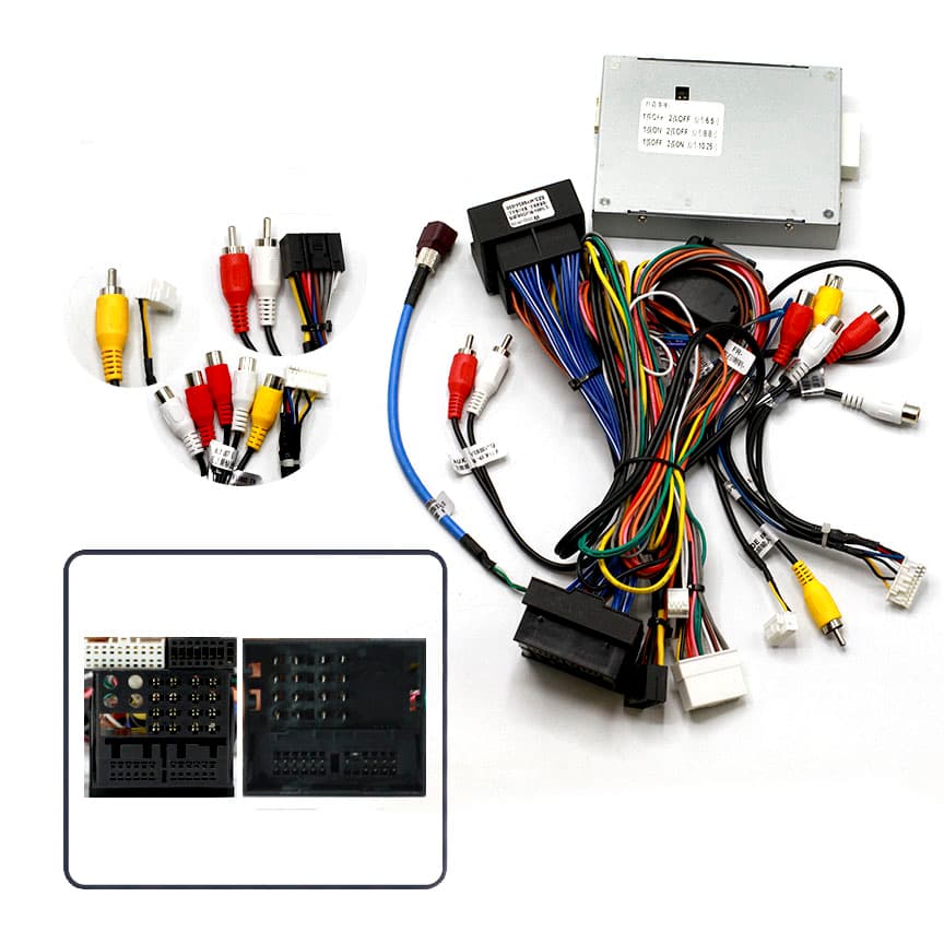 Разъем-переходник 16 pin для подключения Android магнитолы для BMW CIC 2011+ (CANBUS)