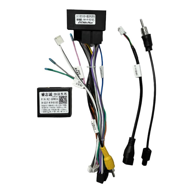 Разъем-переходник 16 pin для подключения Android магнитолы для HAVAL F7 (CANBUS)